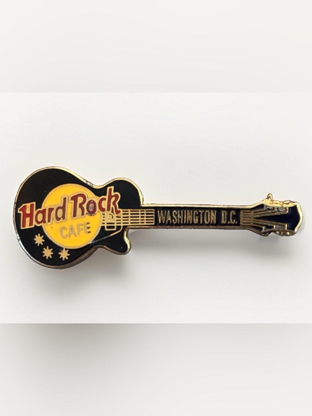 Hard Rock Cafe Myrtle Beach Black Les Paul Guitar Stick Pin Craft Creations 1990